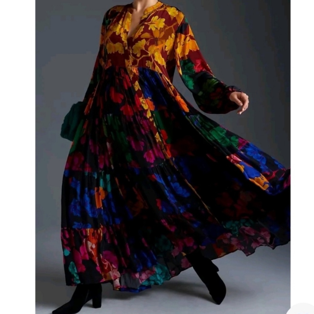 SIDDHARTHA BANAL MAXI DRESS NWT